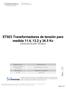 ET923 Transformadores de tensión para medida 11.4, 13.2 y 34.5 Kv