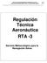 Regulación Técnica Aeronáutica RTA -3