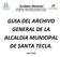 GUIA DEL ARCHIVO GENERAL DE LA ALCALDIA MUNICIPAL DE SANTA TECLA.