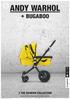 ANDY WARHOL + BUGABOO THE BANANA COLLECTION AVAILABLE AS COMPLETE BUGABOO CAMELEON3, FOOTMUFF & SEAT LINER