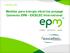 Medidor para energía eléctrica prepago Convenio EPM EXCELEC International