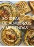 5O IDEAS DE ALMUERZOS Y MERIENDAS