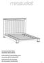Continental Bed Rails Assembly Instructions. Instructions d'assemblage pour traverses de lit Continental