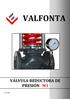 VALFONTA VÁLVULA REDUCTORA DE PRESIÓN M1-15A-ESP