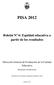 PISA 2012 Boletín Nº 6: Equidad educativa a partir de los resultados