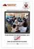 UNIDAD DE GESTIÓN EDUCATIVA LOCAL N 05-SJL/EA PLAN OPERATIVO INSTITUCIONAL 2015 ÁREA DE GESTIÓN INSTITUCIONAL