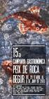 15a PEIX DE ROCA BEGUR CAMPANYA GASTRONÒMICA