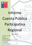 Informe Cuenta Pública Participativa Regional