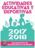 ACTIVIDADES EDUCATIVAS Y DEPORTIVAS Ayuntamiento de VALDEOLMOS-ALALPARDO