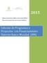 Informe de Programas y Proyectos con Financiamiento Externo Banco Mundial (BM)