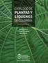 Catálogo de plantas y líquenes. de Colombia