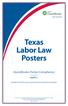 Texas Labor Law Posters