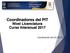 Coordinadores del PIT Nivel Licenciatura Curso Interanual 2017