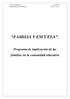 FAMILIA Y ESCUELA : Programa de implicación de las familias en la comunidad educativa