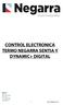 CONTROL ELECTRONICA TERMO NEGARRA SENTIA Y DYNAMIC+ DIGITAL