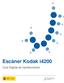 Escáner Kodak i4200. Guía Rápida de mantenimiento