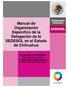 Manual de Organización Específico de la Delegación de la SEDESOL en el Estado de Chihuahua