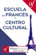 ESCUELA DE FRANCÉS Y CENTRO CULTURAL