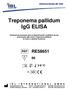 Treponema pallidum IgG ELISA
