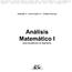 Análisis Matemático 1 para estudiantes de Ingeniería