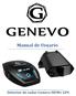 Manual de Usuario Detector de radar Genevo HDM+ GPS