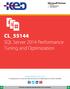 CL_55144 SQL Server 2014 Performance Tuning and Optimization