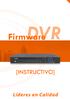 DVR. Firmware [INSTRUCTIVO]