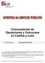 Convocatorias de Oposiciones y Concursos en Castilla y León