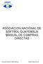 ASOCIACION NACIONAL DE SOFTBOL GUATEMALA MANUAL DE COMPRAS DIRECTAS