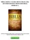 BIBLIA REINA VALERA RESTAURADA 2016 (SPANISH EDITION) FROM EDITORIAL HEBRAICA