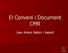 El Conveni i Document CMR. Joan Antoni Balbín i Valentí