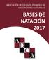 ASOCIACIÓN DE COLEGIOS PRIVADOS DE ASOCIACIONES CULTURALES BASES DE NATACIÓN 2017