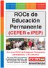 ROCs de Educación Permanente (CEPER e IPEP)