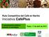 Ruta Competitiva del Café en Nariño Iniciativa CaféPlus