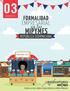 Formalidad Empresarial en las MIPYMES de la República Dominicana