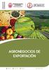 AGRONEGOCIOS DE EXPORTACIÓN