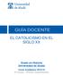 Grado en Historia Universidad de Alcalá Curso Académico 2015/16 4º Curso Primer Cuatrimestre