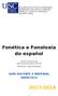 Fonética e Fonoloxía do español