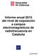Informe anual 2015 del nivel de exposición a campos electromagnéticos de radiofrecuencia en Cataluña