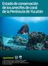 Estado de conservación de los arrecifes de coral de la Península de Yucatán