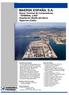 MAERSK ESPAÑA, S.A. Nueva Terminal de Contenedores, TERMINAL 2.000. Ampliación Muelle del Navío. Algeciras (Cádiz)