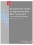 Evaluación del sistema de seguimiento de la FSCC. Versión 2.0 Software para la gestión de Indicadores
