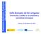 Sello Europeo de las Lenguas: Innovación y calidad en la enseñanza y aprendizaje de lenguas