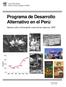 Programa de Desarrollo Alternativo en el Perú