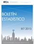 BOLETÍN ESTADÍSTICO III-T Viceministerio de Comunicaciones. Estadísticas de Servicios Públicos de Telecomunicaciones Tercer Trimestre 2015