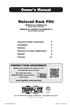 Owner s Manual. Metered Rack PDU