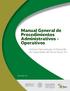 Manual General de Procedimientos Administrativos - Operativos