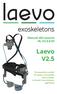 exoskeletons Laevo V2.5 Manual del usuario HL-V2.5.0-ES Exoesqueleto portátil de apoyo a la espalda para trabajar inclinado hacia delante, agacharse