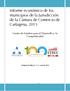 Informe económico de los municipios de la Jurisdicción de la Cámara de Comercio de Cartagena, 2015