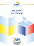 Registro Electoral para las Elecciones Seccionales 2014